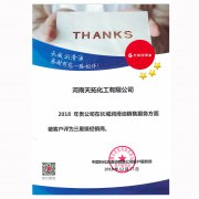 长城润滑油2018年度荣誉证书